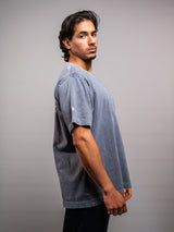 015 AFLETE Washed Essential Tee - Grey Ash