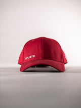 Red AFLETE New Era sports cap 004, cap front view