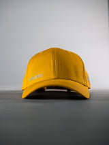 Solar Yellow AFLETE New Era sports cap 004, cap front view