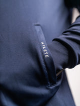 Midnight Blue AFLETE Tech Series tracksuit 005, jacket pocket detail